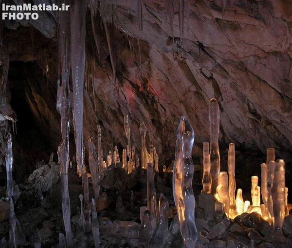 غار 4 طبقه در ایران ( غار یخ مراد)