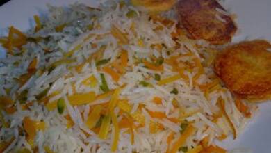 طرز تهیه هویج پلو با خلال پوست پرتقال مخصوص شب چهارشنبه سوری