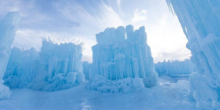 پارک یخی زمستانی در کانادا,عکس های پارک یخی زمستانی در کانادا,تصاویر پارک یخی