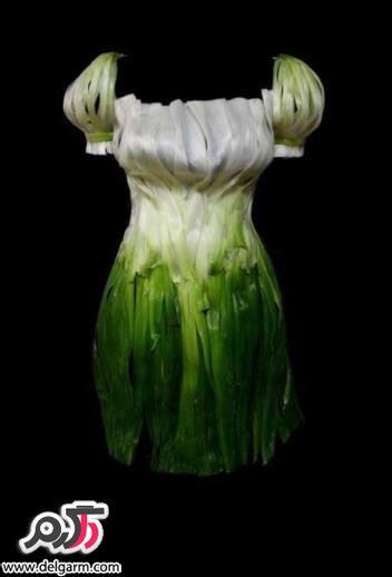 مدل لباس جالب با سبزیجات..!!!!!