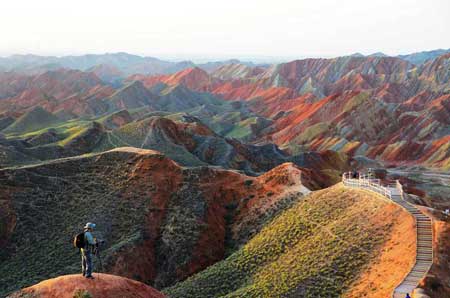 کوههای رنگی در چین, صخره های Danxia در چین,صخره های رنگی