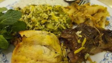 انواع تزیین غذا برای سفره های ایرانی + عکس