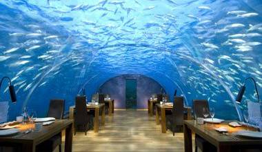 رستورانی زیر آبیِ ایتها در مالدیو (+تصاویر)