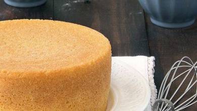 کیک اسفنجیِ ایتالیایی، بدون روغن