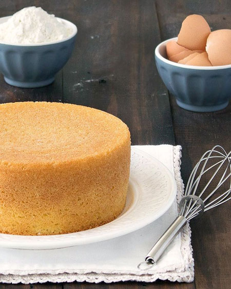 طرز تهیه کیک اسفنجی ایتالیایی(ITALIAN SPONGE CAKE (PAN DI SPAGNA بدون بیکینگ پودر و روغن