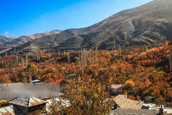 عکس های زیبا از طبیعت پاییزی شهر ییلاقی شاندیز مشهد