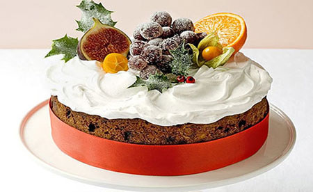 طرز تهیه کیک میوه ای کلاسیک, نحوه پخت کیک میوه ای کلاسیک