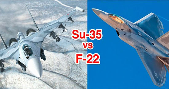 اف 22 رپتور آمریکا یا سوخو 35 روسیه؛ کدام یک برترین هواپیمای جنگنده جهان است؟
