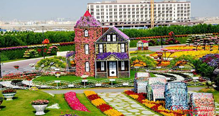 باغ گل معجزه دبی, بزرگترین باغ گل دنیا در دبی