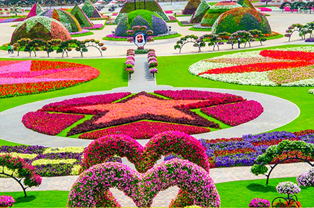 باغ گل معجزه دبی, بزرگترین باغ گل دنیا در دبی