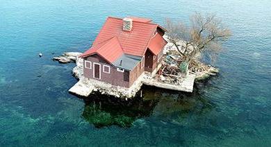 , کوچک ترین جزیره مسکونی در دنیا