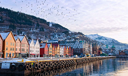 دیدنی شهر bryggen,عکس های شهر برگن,جاذبه های گردشگری نروژ