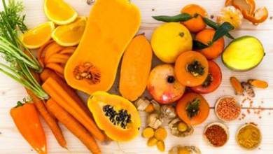 فواید 5 میوه و سبزی نارنجی رنگ