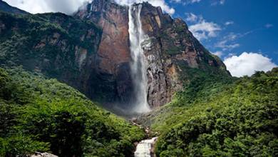 معرفی آبشار آنجل، بلندترین آبشار دنیا + عکس