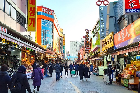 جاذبه های گردشگری کره جنوبی,جاهای دیدنی سئول,بازار میونگ دانگ