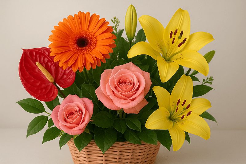 بهترین گل برای هدیه در جشن ها و تولدها